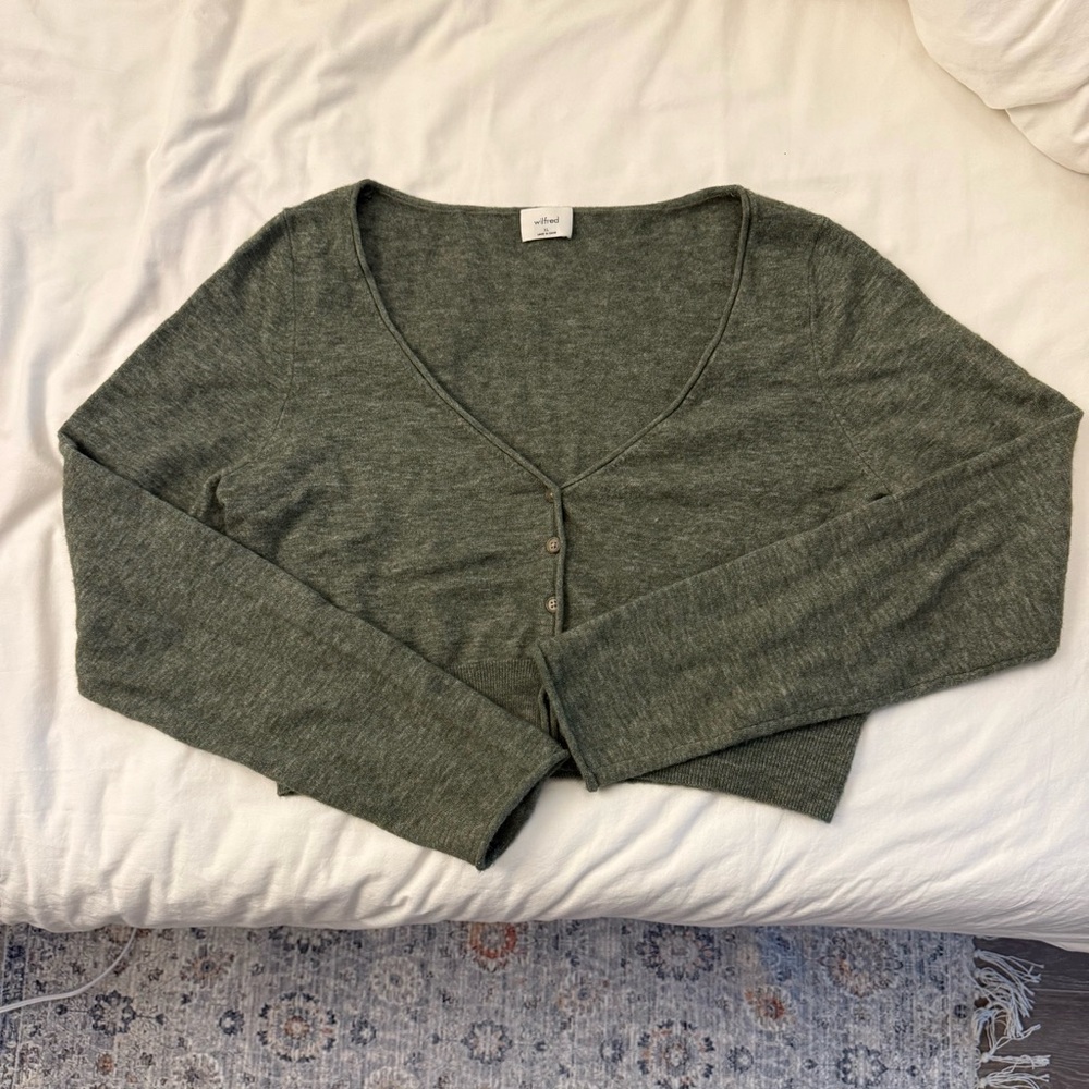Aritzia Wilfred Santorini Cardigan